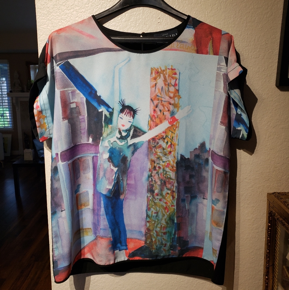 Vida art designed shirt size M